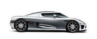 Koenigsegg aluminum V8, 4 valves per cylinder, double overhead camshafts 